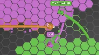 How to play - Hexanaut.io [Superhex.io] Map management. 100 %