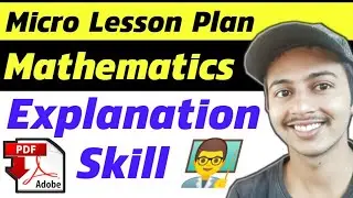 Micro Lesson Plan Math- Explanation Skill|Maths Lesson Plan|Math Lesson Plan in English