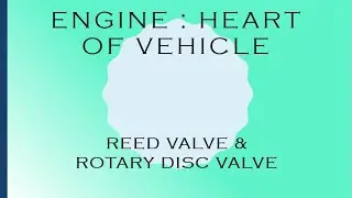 Reed Valve & Rotary Disc Valve  ENGINE