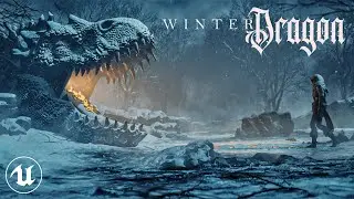 Winter Dragon - Unreal Engine Cinematic Scene