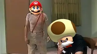 Mario avisa ao Toadsworth (Paródia de Chaves)
