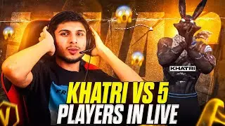 OMG 😱 Can Khatri Survive? 1 vs 5 Intense Gameplay !!
