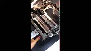 Выполнение прорезного кармана с клапаном на автомате Juki