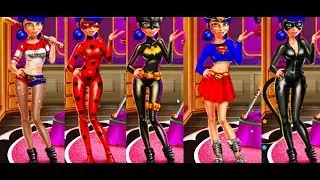 LADY BAG PRETEND PLAY Game  try on dress of MR CAT BATWOMEN and  Harley Quinn #game#
