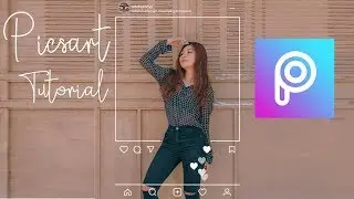 Picsart Tutorial - How To Edit Instagram Photo Post Layout || Android Photo Editing