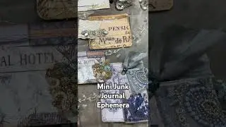 Let’s create mini ephemera!  #glamjunkjournals #junkjournalinspiration #junkjournaltutorials
