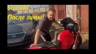 КАК ЗАВОДИТСЯ КАРБОВЫЙ МОТОЦИКЛ ПОСЛЕ ЗИМЫ??