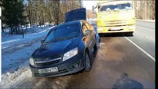 Помощь На Дороге. Две Разгрузки, Верхняя И Боковая. Еду В СПБ Кронштадт. КамАЗ 4308