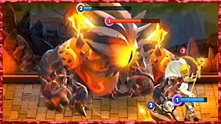 Castle Crush Giant Fire Elemental!