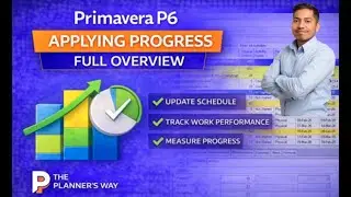 Primavera P6 Training || Apply Actuals & Update Progress from Tools Menu Explained