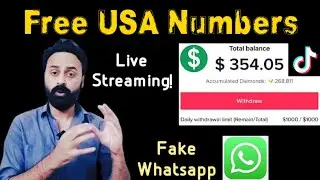 Whatsapp fake number | Tiktok monetize account in Pakistan | New earning apps 2024