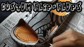 How To Custom Flip-flops • Custom Flip-flops • Serean miles • Custom Flip-flops • Customize Slippers