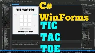 Adding Game Title, Labels and New Game Button to C# Tic-Tac-Toe