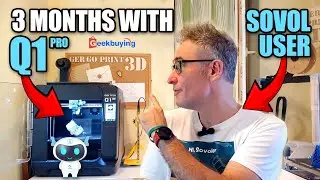 Qidi Tech Q1 Pro: 3 Months Later Thru the Eyes of a Sovol User ⚙ Tips & Hotend Disassembly Guide 🤔