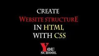 How to create Website Structure and Header Section  | HTML | CSS | php| Lec 06
