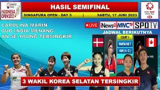 Hasil Semifinal Indonesia Open 2023 Hari Ini -- MARIN & RANKI/SHETTY Menang -- 3 Wakil Korea Kalah