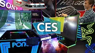 CES Day 1: Real Life Pong, Huge Keyboard, Razor Monitor, Inwin Cases, and Samsung Outdoes Sony