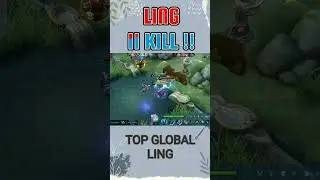 LING 11 KILL ! LING GAMEPLAY #lingbestbuild #mobilelegends #linggameplay #shorts