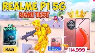 🔥Realme P1 5G Bgmi ( Posidon Mode Hotdrop Gameplay ) Test on Fps Meter