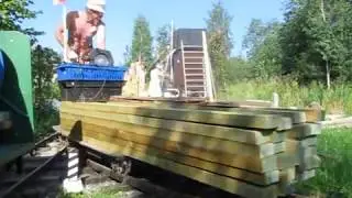 Перевозка досок.
