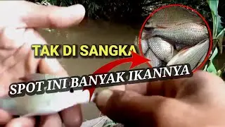 MANCING IKAN SETELAH BANJIR~ANAK SUNGAI KERUH
