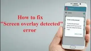 HOW TO FIX SCREEN OVERLAY DETECTED | سکرین اوورلے ڈیڈیکٹڈ کو کیسے ٹھیک کریں | TECHNICAL ALI 2.0 |