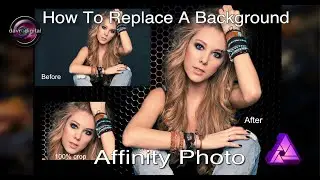 Remove Replace a Background using Affinity Photo