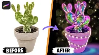 Procreate Tutorial - Photo Manipulation in Procreate | Turn your photo into a colorful poster