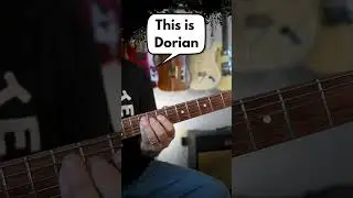 Play the Dorian Scale Quick and Easy on Guitar | Free Chart Link in Description 🔥