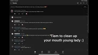 Get yo mouth washed ;-;