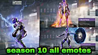 Season 10 all emotes + battle pass emote | codm season 10 2022