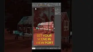 EASY WAY TO CREAT CAMERA IN 3DS MAX #architecture #shorts #shortvideo #short #shortsvideo