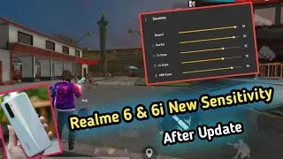 Realme 6 & 6i Best Sensitivity After Update || Realme Best Setting For One Tap Headshot