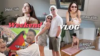 Zyklus Talk, Ängste überwinden, Stadionbesuch &&& - WEEKEND VLOG