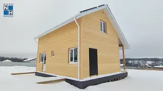 Каркасный дом 6 на 8,5 в Ярославле