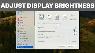 How to Change Display Brightness on Mac (Tutorial)
