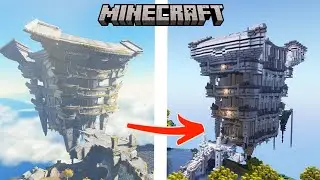 A CLOSER LOOK at the Great Sky Islands - Tears of the Kingdom in Minecraft