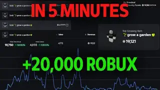 How I made 20,000 Robux in 5 minutes selling 1 shirt