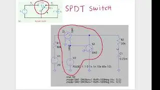 LTSPICE Tutorial: Voltage Controlled Switch, Pulsed Voltage Source, RC Charge & Discharge