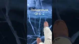 Walk on a frozen lake in Siberia (depth 1642 meter ) #lakebaikal #shorts #winter #russiatravel