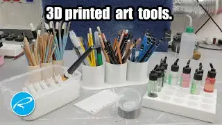 3d printed art tools.