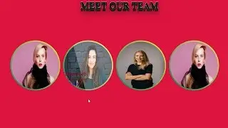 Our team Section -  HTML & CSS - Image Hover Effects