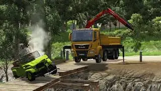 Cars vs Broken Bridges | BeamNG Drive EPIC Compilation # 2