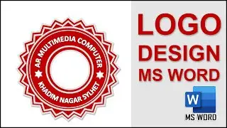 MS WORD TUTORIAL: Round Rubber Stamp Making in MS Word || Stamp logo making full process #Makeseal