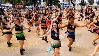 🇧🇷Amazing Brazil bellydance flashmob | Music: Artem Uzunov - Tres Cuatro