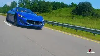 Movie trailer of a head to head comparison 13 Maserati Gran Cabrio Sport vs 08 Aston Martin Vantage