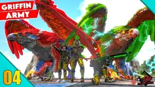My Tribe Tame Three Fire Griffin For Our Next Adventure 🔥🔥 : ARK Primal Fear Ragnarok Episode 04