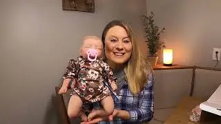 DCOLCO Reborn Baby Doll - 20 inch Lifelike Handemade Newborn Baby Girl with Real Veins for Kids