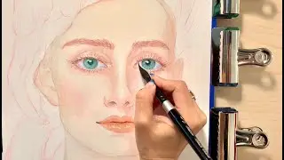 Watercolor portrait part 1.