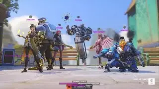 Overwatch 2 rose gold mercy potg